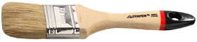 Кисть плоская (50мм) натуральная щетина, деревянная ручка STAYER евро/0102-050