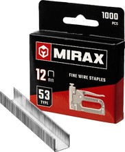 Скобы для степлера узкие 12мм тип 53 (1000шт) MIRAX 3153-12