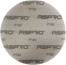 Круг из шлифовальной бумаги на сетчатой основе ASPRO (D225мм Р180)