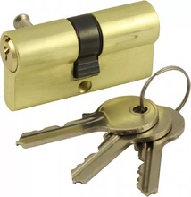 Цилиндр ключ/ключ (30+30) S 60 М золото ШЛОСС 03008 