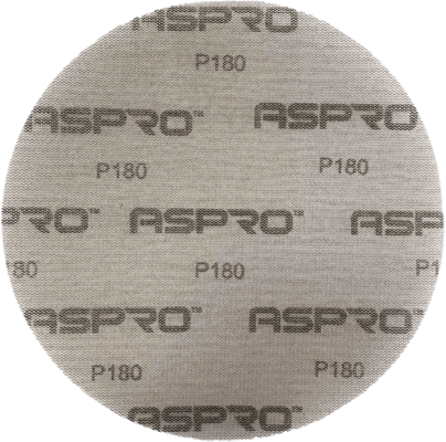 Круг из шлифовальной бумаги на сетчатой основе ASPRO (D150мм Р180)