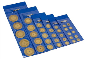 Набор алмазных дисков с титановым покрытием для гравера 45мм (10шт) DLT /1898 
